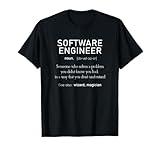 Software Engineer Definition Shirt Coder Definition T Shirt T-Shirt