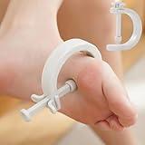 KINTEGOOD Adjustable Acupressure Massage Tool, Acupuncture Pressure Point Massager with Fixed Clip, Pain Relief for Feet, Hands, and Ears(1*Gray)
