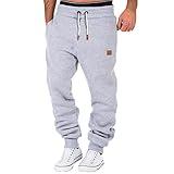 Prime of Day Deals 2024 Cotton Joggers for Men Casual Loose Fit Big and Tall Drawstring Sweatpants Workout Athletic Running Pants Mens Big and Tall Sweatpants Grey Sale Warehouse Clearance