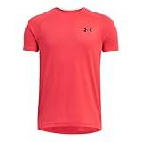 Under Armour Boys Tech 2.0 Short-Sleeve T-Shirt, (713) Racer Red / / Black, Large