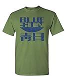 Blue Sun - Evil Corporation sci-fi Science Fiction - Unisex T-Shirt (Large, Military)
