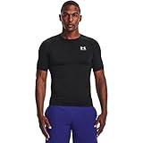 Under Armour Men's Armour HeatGear Compression Short-Sleeve T-Shirt , Black (001)/White, Medium
