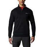 Columbia Men's Hart Mountain II Half Zip Jacket, Black, Large