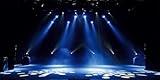 Yeele 20x10ft Stage Spotlight Backdrop for Photography Blue Light Concert Background Superstar Drama Play Live Music Show Backdrop Party Decorations Banner Kids Adults Portrait Shooting Studio Props