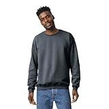 Gildan Adult Fleece Crewneck Sweatshirt, Style G18000, Multipack, Dark Heather (1-Pack), X-Large