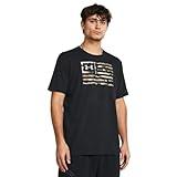 Under Armour Men's Freedom Graphic Short Sleeve T-Shirt, (001) Black / / UA Barren Camo, Medium