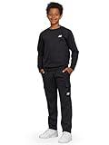 New Balance Boys and Toddlers’ 2 Piece Set – Soft Fleece Crewneck Pullover Sweatshirt Cargo Sweatpants Sweatsuit (2T-12)