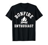 Bonfire Enthusiast Campfire Funny Camping Men Women T-Shirt