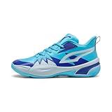 PUMA Men's Genetics Basketball Shoe Sneaker, Bright Aqua, 13