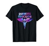 Tie Dye Diabetes Educator Nurse Insulin Education Counseling T-Shirt