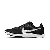 Nike Rival Distance DC8725-001 Black-Metallic Silver Track & Field Distance Spikes 11.5 US