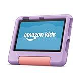 Amazon Fire 7 Kids tablet (newest model) ages 3-7. Top-selling 7" kids tablet on Amazon. Includes ad-free and exclusive content, easy parental controls, 10-hr battery, 16 GB, Purple