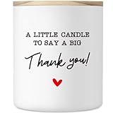 Christmas Thank You Candle, Thank You Gifts for Coworker Boss Supervisor Manager Mentor, Thank You Gifts Ideas, Appreciation Gifts for Teacher Hostess Friend Women, Scented Soy Candle, 10OZ