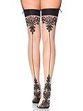 Leg Avenue Women's Hosiery Adult Costume, -Nude/black, One Size