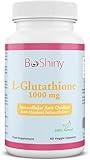 L Glutathione Skin Lightening Brightening Pills 1000 mg Antioxidant Anti Aging to Support Liver Health & Detox Help Immune & Brain Function Reduce Free Radical Damage Vegan 60 Capsules