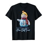 Chill Snowman Snow Joke Cute Funny Christmas T-Shirt