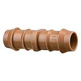 Arfun 20-Pack Drip Irrigation Barbed Coupling Fittings, Fits of 1/2”, 17mm .600” ID Drip Tubing