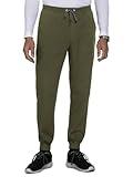 KOI Next Gen 608 Men's Day to Night Jogger Scrub Pant Olive Green M