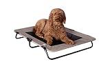 Pet Gear Lifestyle Pet Cot Elevated Bed, No Assembly Required, Premium Tear Resistant Cooling Mesh, Indoor & Outdoor, Lightweight & Portable, 3 Models, 2 Colors
