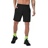 Champion Sport, Moisture Wicking, Athletic Men, Gym Shorts (Reg. or Big & Tall), Black Reflective C, Large