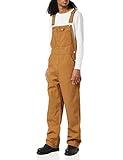 Dickies Mens Classic Bib Overalls and Coveralls Workwear Apparel, Brown Duck, 36W x 32L US