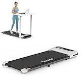 Yagud Under Desk Treadmill, Walking Pad for Home and Office, 2.5 HP Portable Walking Jogging Running Machine with Remote Control and LED Display, Sliver