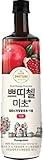 Korean CJ Petitzel Fruit Vinegar Drink Pomegranate 900mL, 30.43 Fl Oz - CJ 쁘띠첼 미초 마시는 식초 | 석류