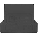 BDK Heavy Duty Rubber Cargo Mat Liner - All-Weather Trunk Protection, Trim-to-Fit Design for Cars, SUVs, Vans & Trucks - Non-Slip, Waterproof, Durable Cargo Floor Liner - 46" x 56.75" x 0.25" - Black