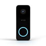 WYZE Video Doorbell v2, 2-Way Audio, 2K Video, Color Night Vision, IP65 Weather Proof, 24/7 Video Recording*, Package Monitor, Works with Alexa & Google Assistant, Wiring Required. Free Expert Setup