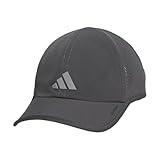 adidas Superlite, Athletic Caps, Running Hat Men, Grey Six/Silver Metallic/3.0, One Size