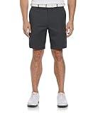 PGA TOUR Men's Expandable Flat Front Golf Short, Asphalt, 36