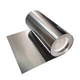 Bilaida 304 Stainless Steel Foil Roll，0.2mm x 400mm x 1M Polished Finish Metal Strip Plate Sheet for Crafts, Electronic Equipment (0.2mm)