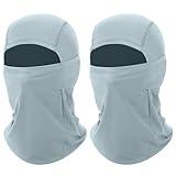 2 Pack Cooling Balaclava Summer Face Mask, UV Face Cover Sun Protection, Shiesty Full Face Masks for Men Motocycle Cycling