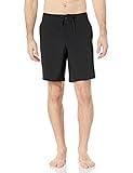 Amazon Essentials Men's Board Shorts, Washed Black, Small