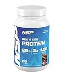 NSP Nutrition Milk & Egg Protein Powder | 26g Protein | 28 Servings | Perfect for Sensitive stomachs | no Bloating | Build Muscle | Protein for Sensitive stomachs German Chocolate Cake