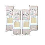 Casa Rovigatti Bronze Extruded Italian Spaghetti, Artisanal Made in Italy, 17.64 oz, 500g, 4 Pack