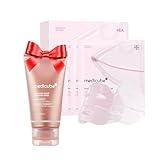 Medicube Holiyday Gifts All Day Glass Glow Skin Duo - Collagen Overnight Wrapping Peel Off Facial Mask Pack + Salmon DNA PDRN pink collagen jelly gel mask I Stocking stuffers for women, Gifts for her