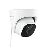 REOLINK Security Camera Outdoor, IP PoE Dome Surveillance Camera, Smart Human/Vehicle Detection, Work with Smart Home, 100ft 5MP HD IR Night Vision, Up to 256GB microSD Card, RLC-520A
