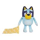 Bluey Sleepy Time 13 Inch Plush with Blanket, Press Tummy to Hear 7 Fun Phrases, Sing Along to The Theme Song, So Soft Made with Deluxe Fabrics and Detailed Stitching | Amazon Exclusive