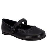 LONDON FOG Girls School Uniform Shoe Youth and Toddler Sizes Mary Jane and Ballet Flat Styles Grays Black Size 3