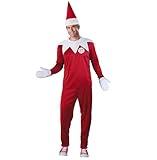 Fun World Men's Elf on The Shelf Adult Costume, Medium