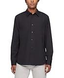 Calvin Klein Men's Solid Pocket Long Sleeve Button-Down Easy Shirt