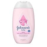 Johnson's Baby Lotion with Coconut Oil, Aloe Vera & Vitamin B5, 72 HR Hydration, Skin Moisturizer, Hypoallergenic, Safe for Newborn, Protects from Dryness & Strengthens Skin, 13.6 fl. oz