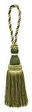 Beautiful Large 8" (20cm) Tassel (KTH8) Olive Garden Green Multicolor #010 (Yellow Green, Sage Green, Olive Green, Off White) Individually Sold