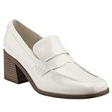 Marc Fisher Women's KCHRIS Loafer, Chic Cream Patent, 9.5