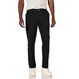 Amazon Essentials Men's Slim-Fit Casual Stretch Chino Pant, Black, 32W x 30L