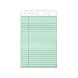 TOPS Prism Plus Colored Jr. Legal Pads, 5 X 8, Green, 50-Sheet Pads, 12/Pack