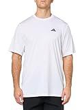 adidas Men's Essentials Stretch Training T-Shirt, White/Black, Large