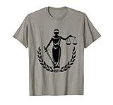 Criminal Justice Scales T-Shirt Lady Law Lawyer Themis Tee T-Shirt