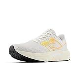 New Balance Women's FuelCell Propel V5 Running Shoe, White/Black/Hot Mango, 8